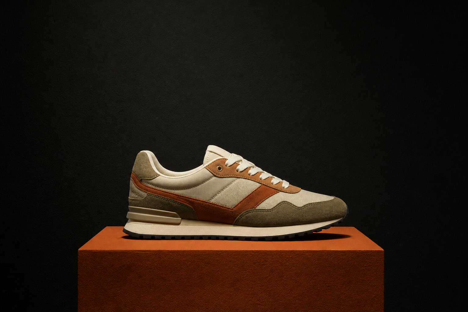 Meridian Runner — Ash / Paper colorway